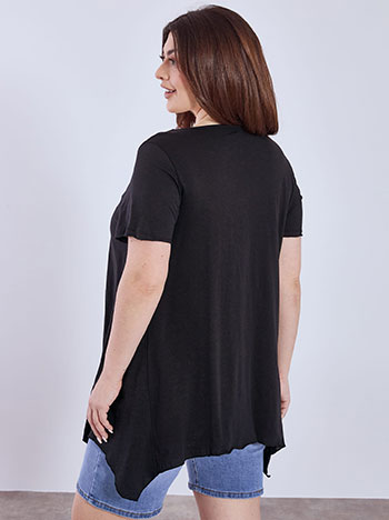 Μπλούζα με ασύμμετρο τελείωμα SN9489.4670+4 φωτογραφία