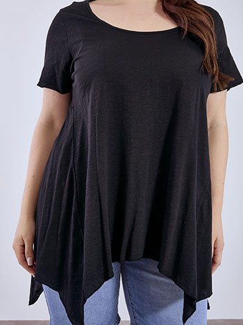 Μπλούζα με ασύμμετρο τελείωμα SN9489.4670+4 φωτογραφία