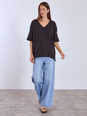 Μπλούζα με γυριστό μανίκι SN9489.4677+3 φωτογραφία