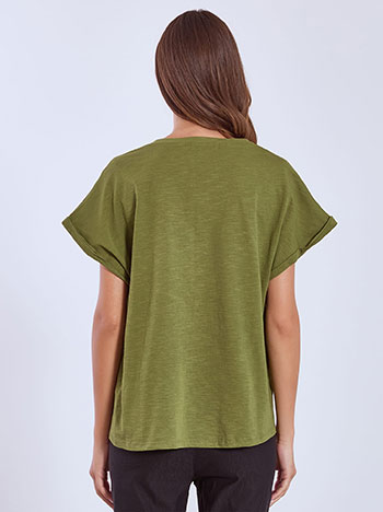 Μπλούζα με γυριστό μανίκι SN9489.4681+2 φωτογραφία