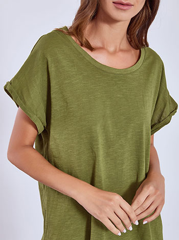 Μπλούζα με γυριστό μανίκι SN9489.4681+2 φωτογραφία