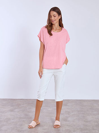 Μπλούζα με γυριστό μανίκι SN9489.4681+7 φωτογραφία