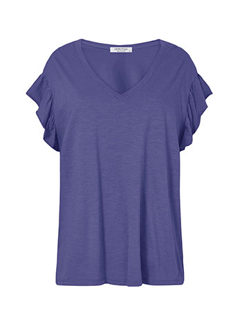 Μπλούζα βαμβακερή με βολάν SN9489.4686+6 φωτογραφία