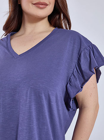 Μπλούζα βαμβακερή με βολάν SN9489.4686+6 φωτογραφία