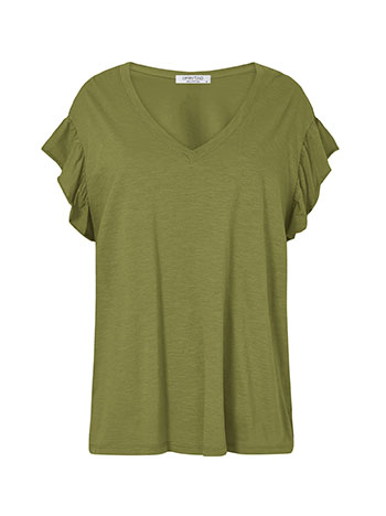 Μπλούζα βαμβακερή με βολάν SN9489.4686+2 φωτογραφία