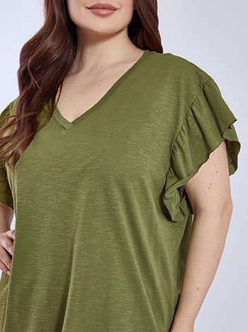 Μπλούζα βαμβακερή με βολάν SN9489.4686+2 φωτογραφία