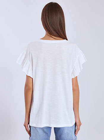 Μπλούζα βαμβακερή με βολάν SN9489.4686+3 φωτογραφία