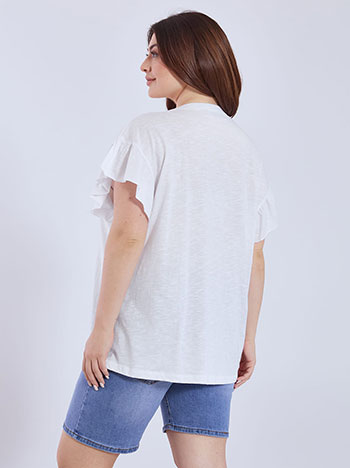 Μπλούζα βαμβακερή με βολάν SN9489.4686+3 φωτογραφία