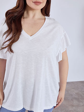 Μπλούζα βαμβακερή με βολάν SN9489.4686+3 φωτογραφία