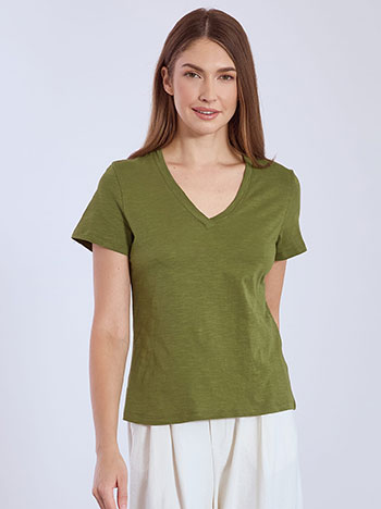 Celestino T-shirt βαμβακερό με V λαιμόκοψη SN9489.4795+2