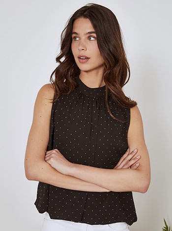 Celestino Μπλούζα αμάνικη με strass SN9841.4871+1 2025