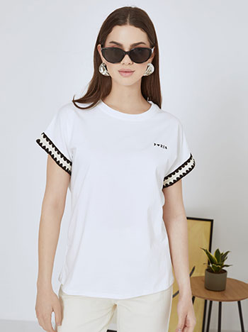 Celestino T-shirt με πλεκτές λεπτομέρειες SN9844.4028+2 2025