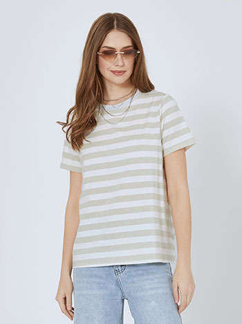 Celestino T-shirt με μεταλλιζέ ρίγες SN9844.4672+3 2025