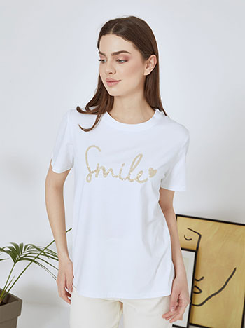 Celestino T-shirt smile με παγιέτες SN9844.4986+3 2025