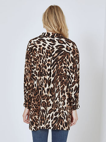 Πουκαμίσα ασύμμετρη σε animal print SN9875.3002+4 φωτογραφία