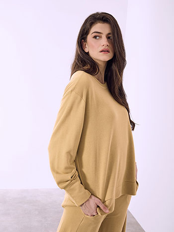 Μπλούζα ασύμμετρη με απαλή υφή SQ0028.4929+3