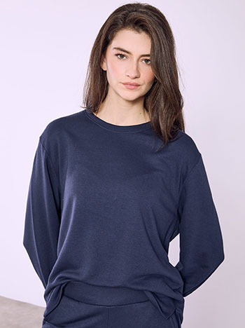 Μπλούζα ασύμμετρη με απαλή υφή SQ0028.4929+5