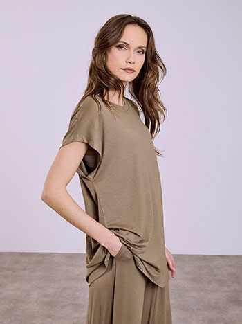 Μπλούζα με ανοίγμα τα στο πλάι SQ0028.4994+3