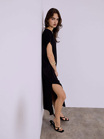 Φόρεμα μάξι με άνοιγμα στο πλάι SQ0028.8901+4