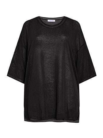  Μπλούζα oversized ημιδιάφανη SQ1019.4949+3 - 3