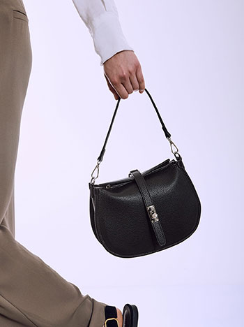 Τσαντάκι ώμου δερματίνης με κούμπωμα SQ1019.A126+1