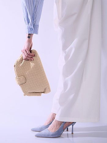 Τσάντα clutch με πλέξη SQ1019.A142+3