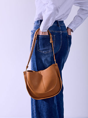 Celestino Τσάντα δερματίνης με διακοσμητικές ραφές SQ1019.A231+2