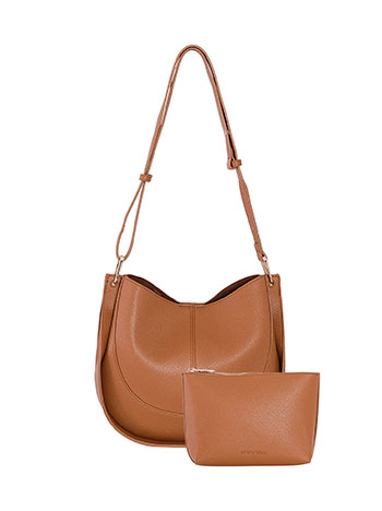 Τσάντα δερματίνης με διακοσμητικές ραφές SQ1019.A231+2 φωτογραφία