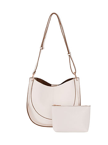 Τσάντα δερματίνης με διακοσμητικές ραφές SQ1019.A231+1 φωτογραφία