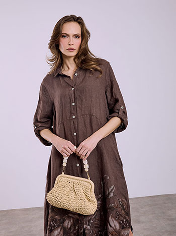 Celestino Τσάντα Clutch Ψάθινη Sq1019 A286+3 Τσάντες Φάκελοι Γυναικεία Ρούχα Μόδα