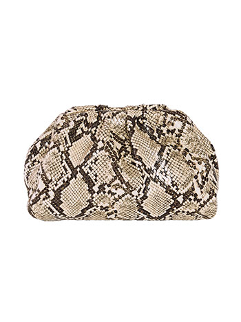 Τσάντα clutch δερματίνης με σούρες SQ1019.A850+2