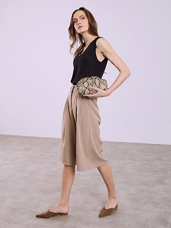 Celestino Τσάντα Clutch Δερματίνης με Σούρες Sq1019 A850+2 Τσάντες Φάκελοι Γυναικεία Ρούχα Μόδα