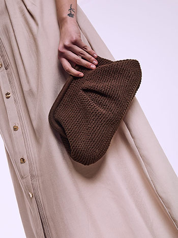 Τσάντα clutch πλεκτή SQ1019.A908+2