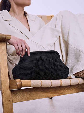 Τσάντα clutch πλεκτή SQ1019.A908+4