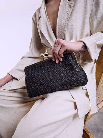 Τσάντα clutch ψάθινη SQ1019.A934+2
