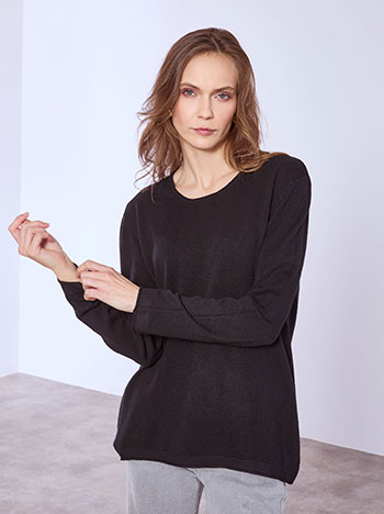 Πουλόβερ με γυριστό τελείωμα SQ1042.4321+5