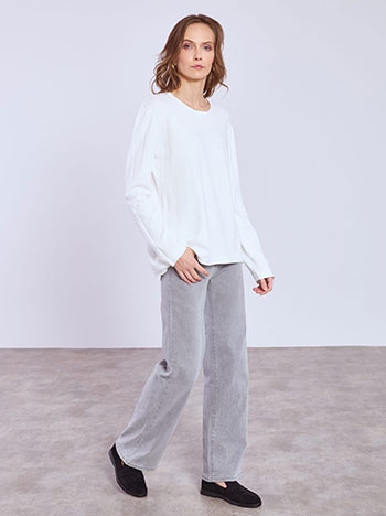 Πουλόβερ με γυριστό τελείωμα SQ1042.4321+4