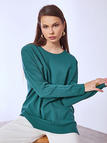 Πουλόβερ με γυριστή λαιμόκοψη SQ1042.4322+7