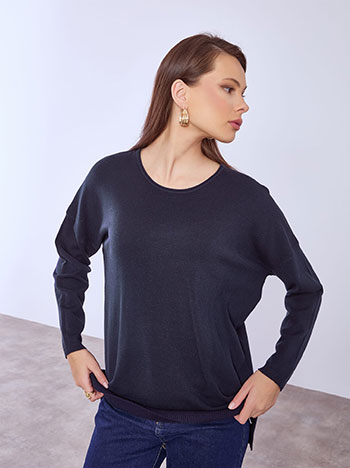 Πουλόβερ με γυριστή λαιμόκοψη SQ1042.4322+9