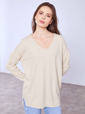 Πουλόβερ με ανοίγματα στο πλάι SQ1042.4324+6