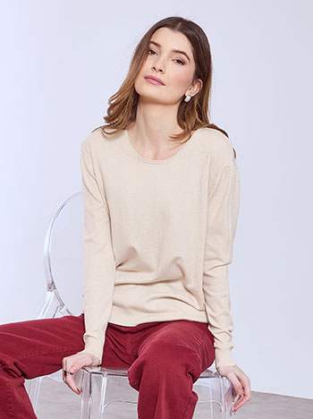 Πουλόβερ με στρογγυλή λαιμόκοψη SQ1042.4379+6