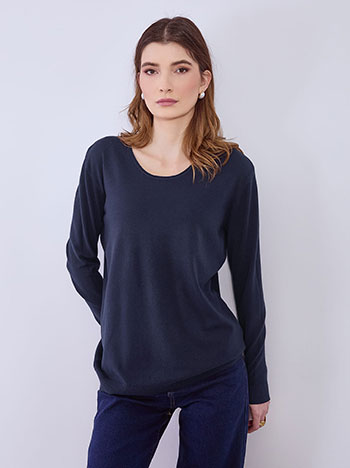 Πουλόβερ με στρογγυλή λαιμόκοψη SQ1042.4379+9