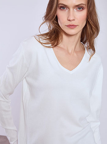 Πουλόβερ με γυριστή λαιμόκοψη SQ1042.4380+4