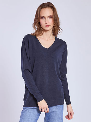 Πουλόβερ με γυριστή λαιμόκοψη SQ1042.4380+9