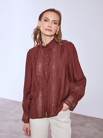 Πουκάμισο με κέντημα SQ1376.3807+4