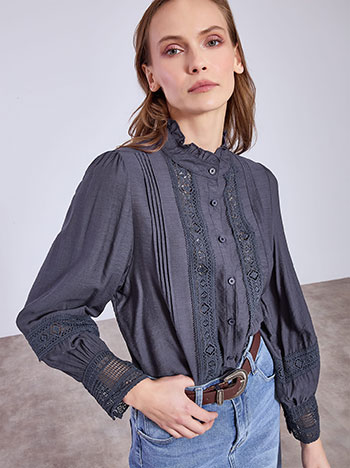 Πουκάμισο με κέντημα SQ1376.3807+5