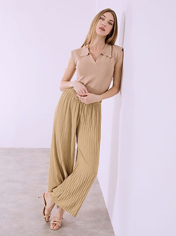 Παντελόνα με πλισέ λεπτομέρειες SQ1430.1458+7