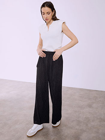 Παντελόνα ριγέ με δέσιμο SQ1430.1886+1