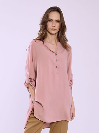 Μπλούζα oversized με κουμπιά SQ1518.4030+7