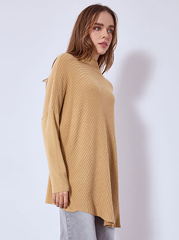 Πουλόβερ μακρύ με ασύμμετρο τελείωμα SQ1556.4621+3